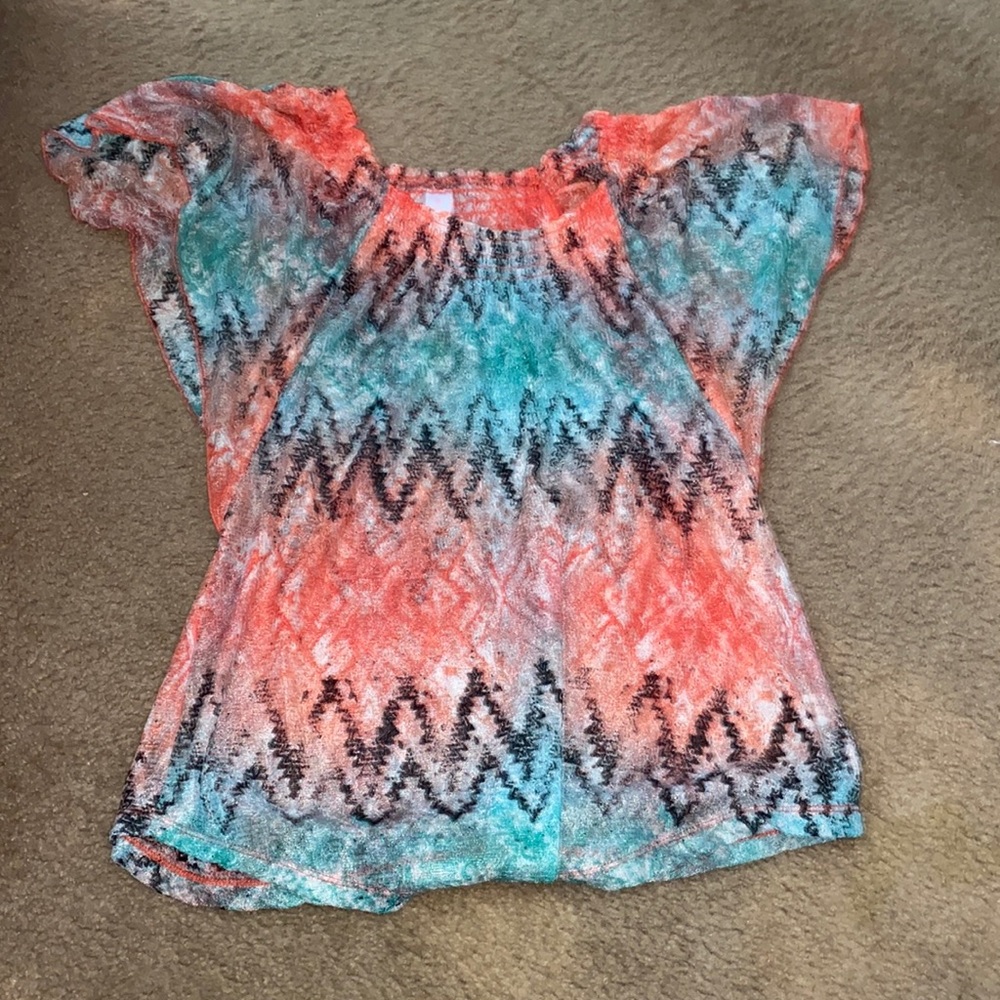 Multicolored Patterned Shirt